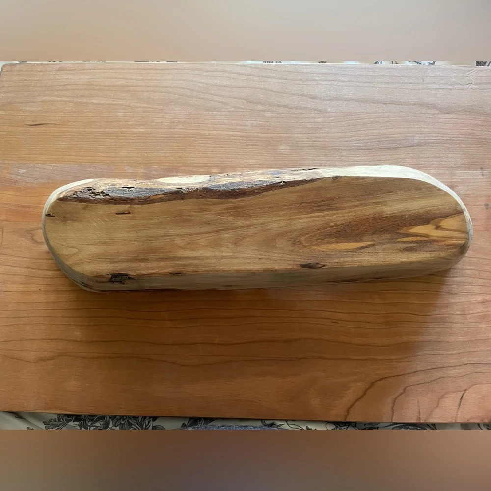 Decorative Wood Serving Bowl - Picture 2 of 9